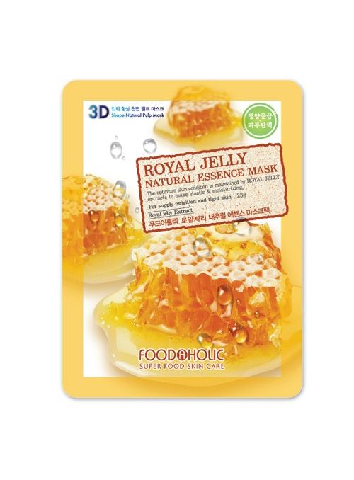 Foodaholic 3D Natural Essence Mask Royal Jelly