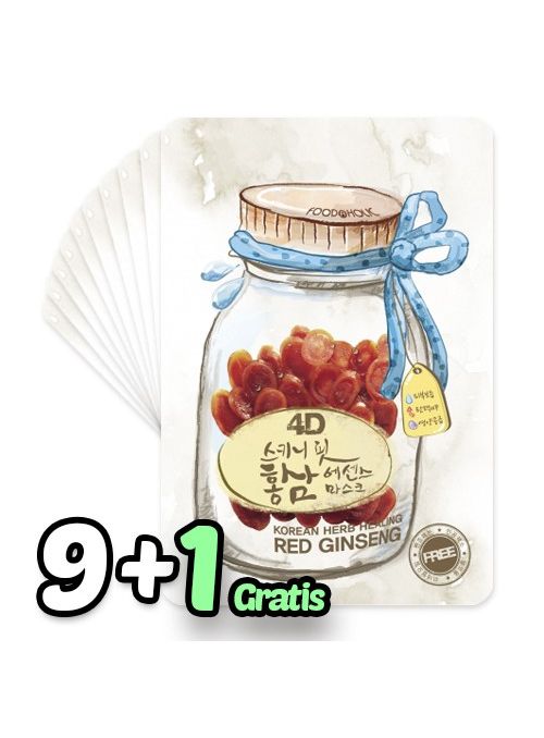 4D Skinny Fit Red Ginseng Essence Mask Pack