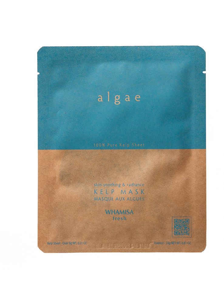 Whamisa Organic Sea Kelp Facial Sheet Mask Korean Queens