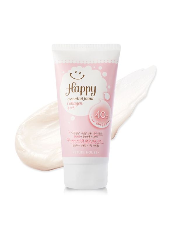 Happy Essential Cleansing Foam Collagen