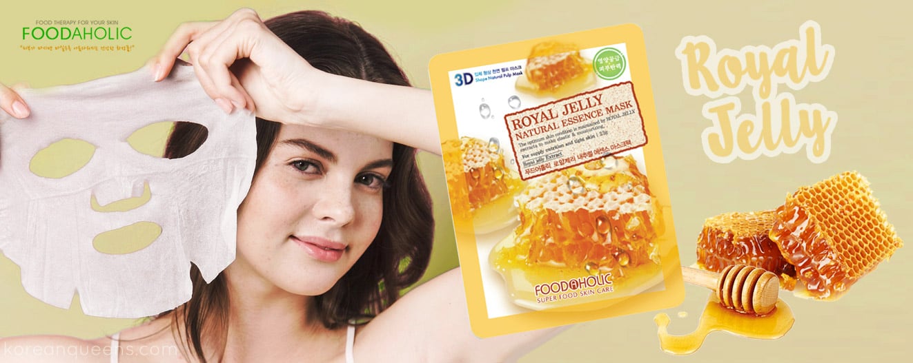 Natural Essence 3D Mask Royal Jelly Foodaholic