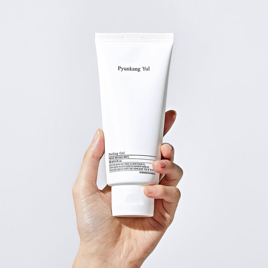 Peeling gel Pyunkang Yul resultado piel luminosa