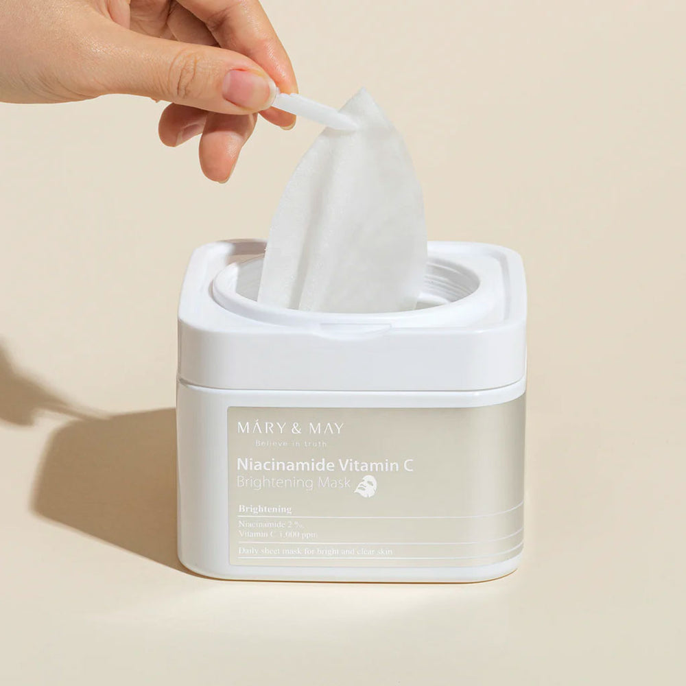 Mascarilla iluminadora Mary&May niacinamida vitamina C